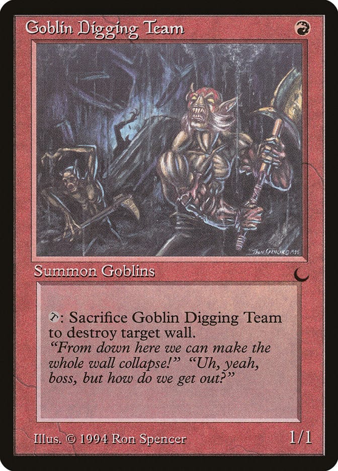 Goblin Digging Team [The Dark] Magic: The Gathering
