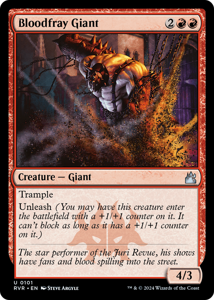Bloodfray Giant [Ravnica Remastered] Magic: The Gathering