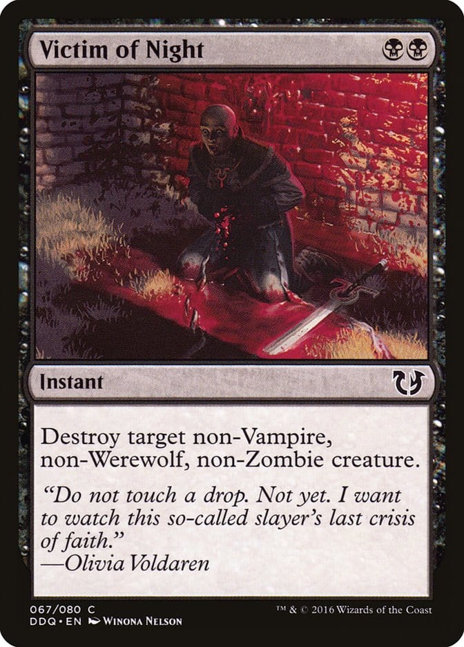 Victim of Night [Duel Decks: Blessed vs. Cursed] Magic: The Gathering