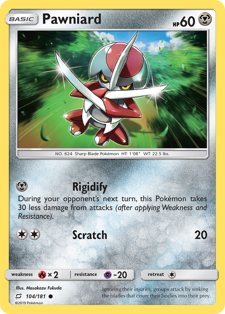 Pawniard (104/181) [Sun & Moon: Team Up] Pokémon