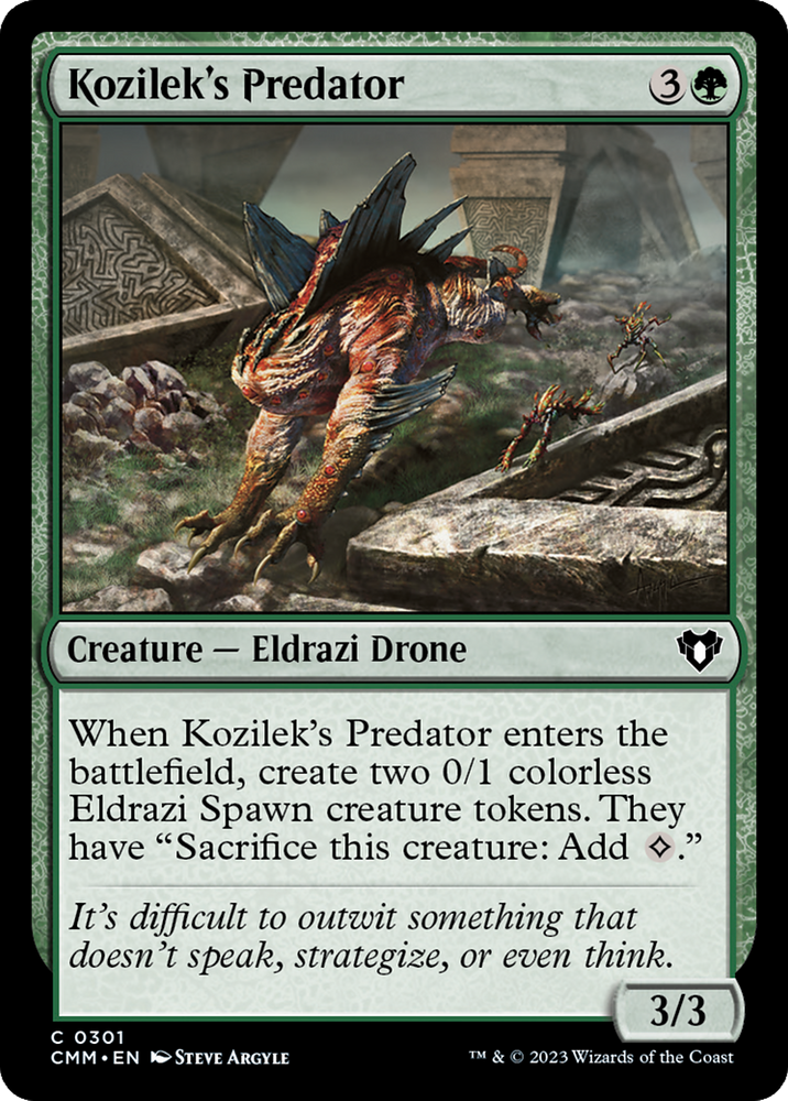 Kozilek's Predator [Commander Masters] Magic: The Gathering