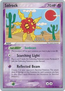 Solrock (47/107) (Suns & Moons - Miska Saari) [World Championships 2006] Pokémon