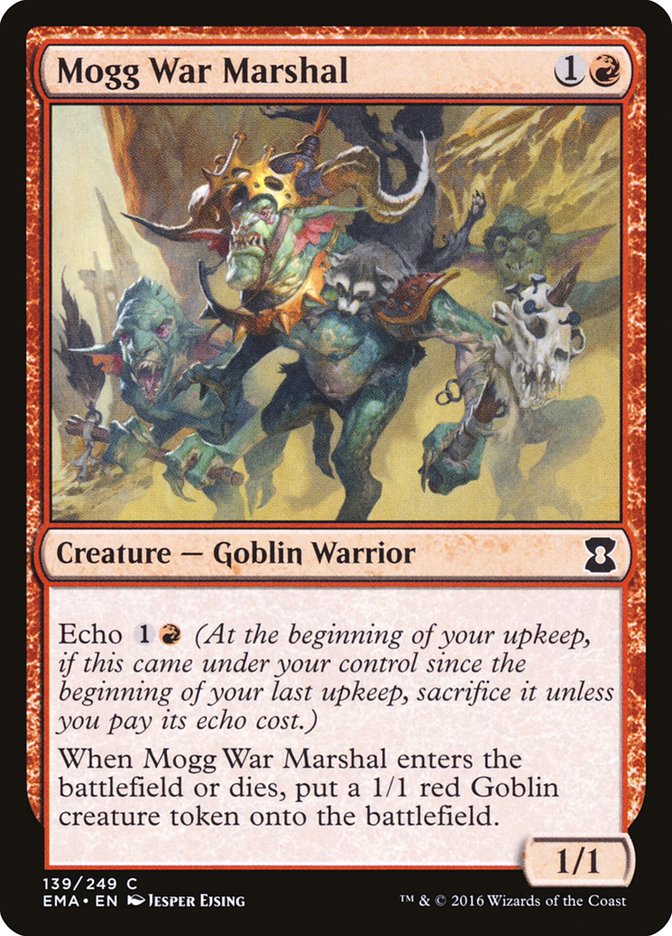 Mogg War Marshal [Eternal Masters] Magic: The Gathering
