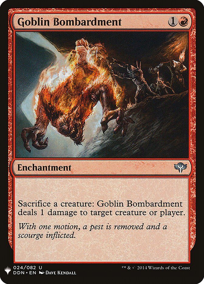 Goblin Bombardment [Mystery Booster] Magic: The Gathering