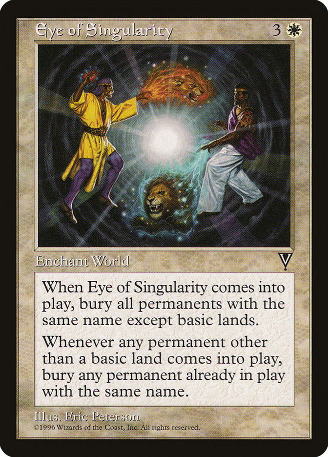 Eye of Singularity [Visions] Magic: The Gathering