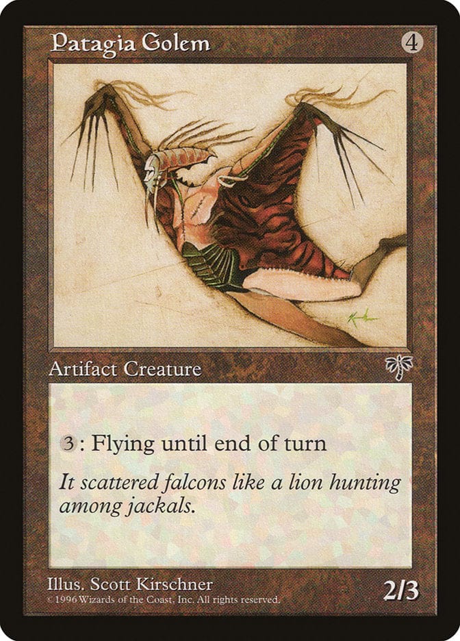 Patagia Golem [Mirage] Magic: The Gathering
