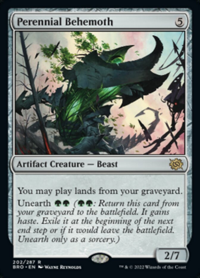Perennial Behemoth [The Brothers' War] Magic: The Gathering