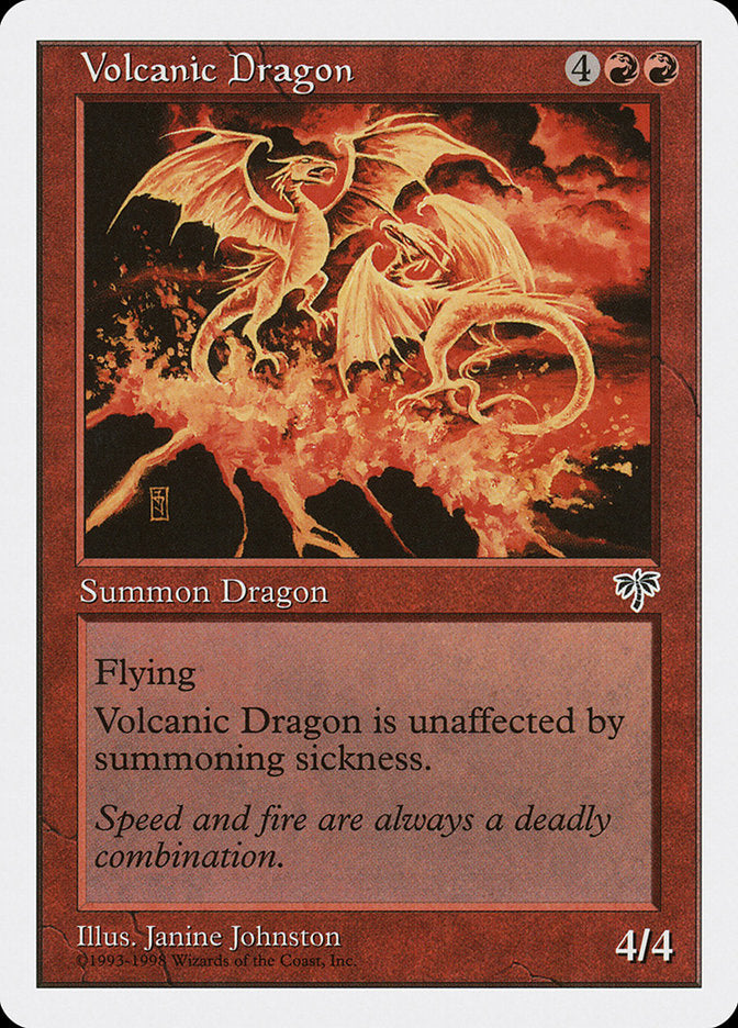 Volcanic Dragon [Anthologies] Magic: The Gathering