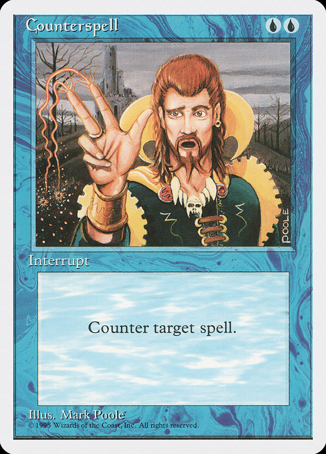Counterspell [Fourth Edition] Magic: The Gathering