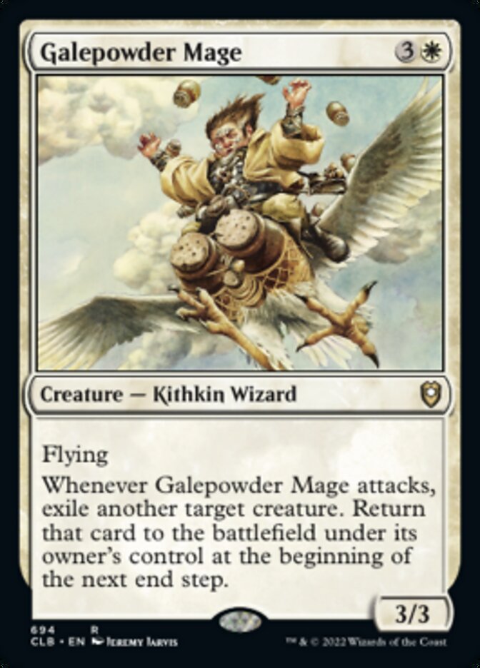Galepowder Mage [Commander Legends: Battle for Baldur's Gate] Magic: The Gathering