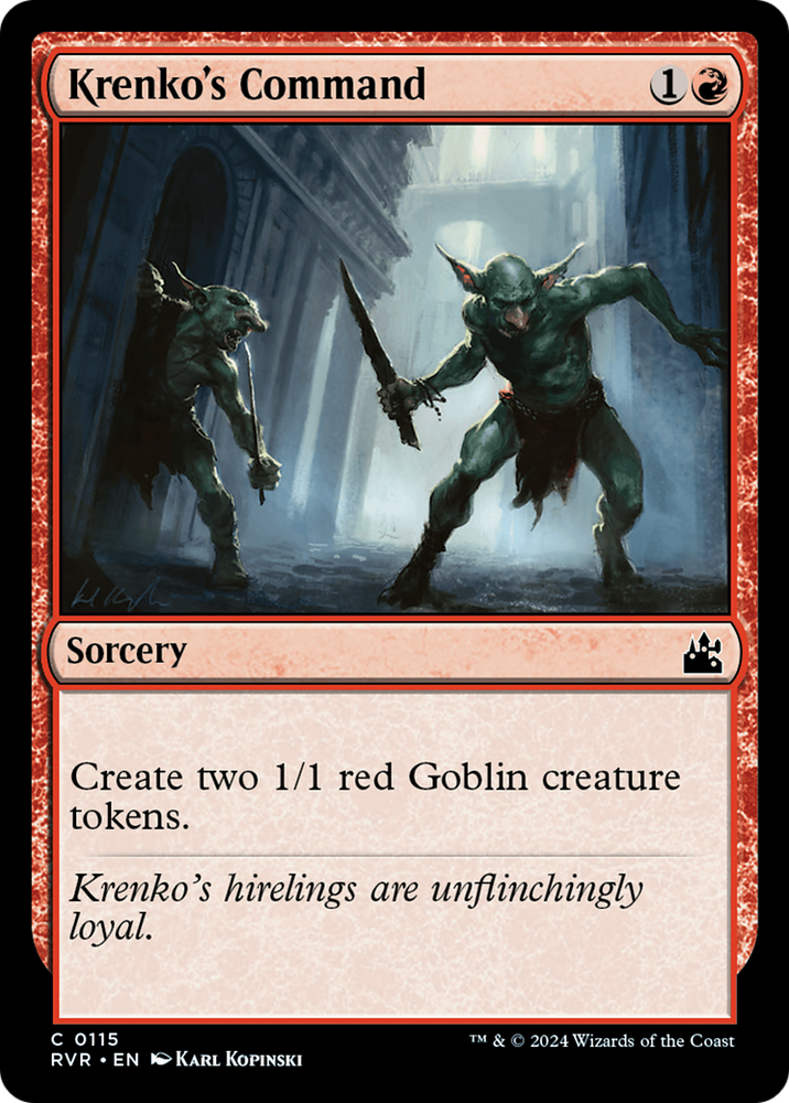 Krenko's Command [Ravnica Remastered] Magic: The Gathering