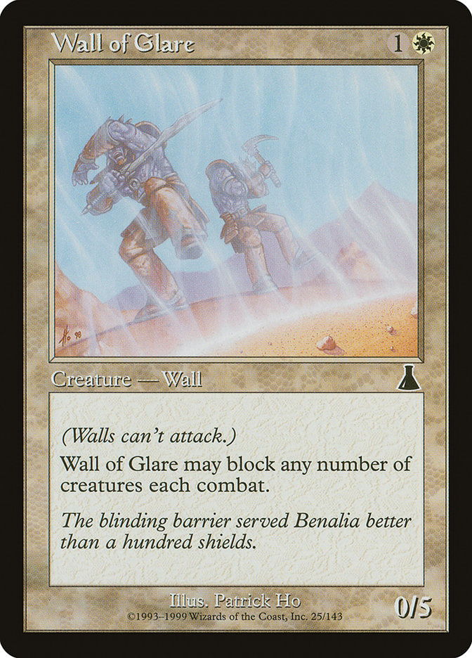 Wall of Glare [Urza's Destiny] Magic: The Gathering