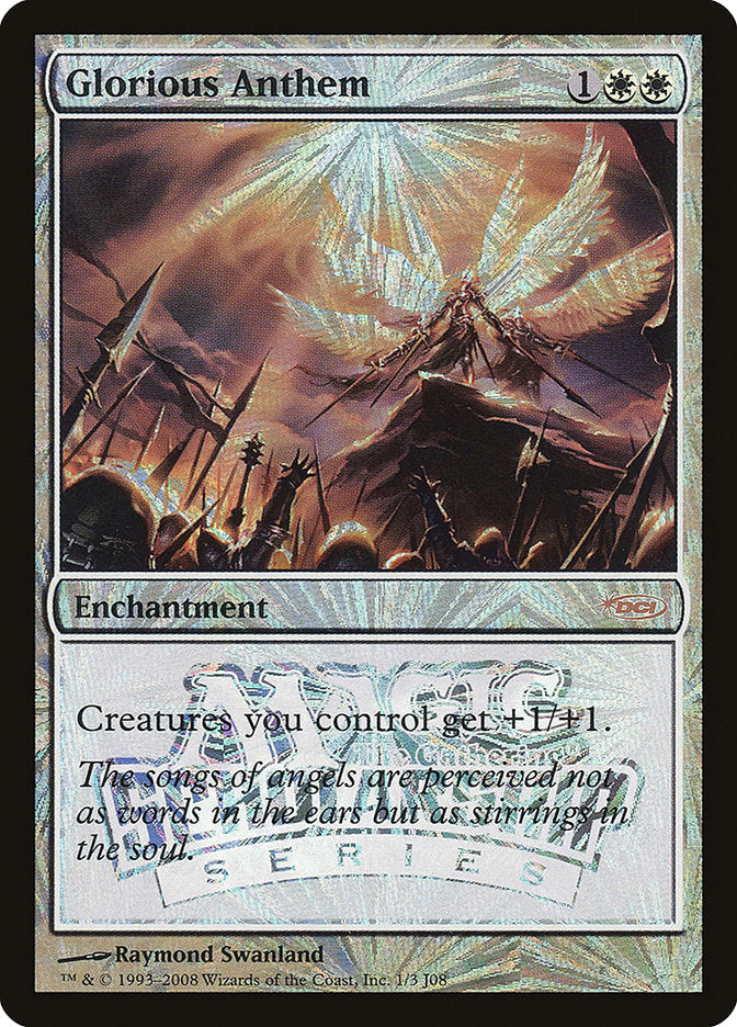 Glorious Anthem [Junior Super Series] Magic: The Gathering