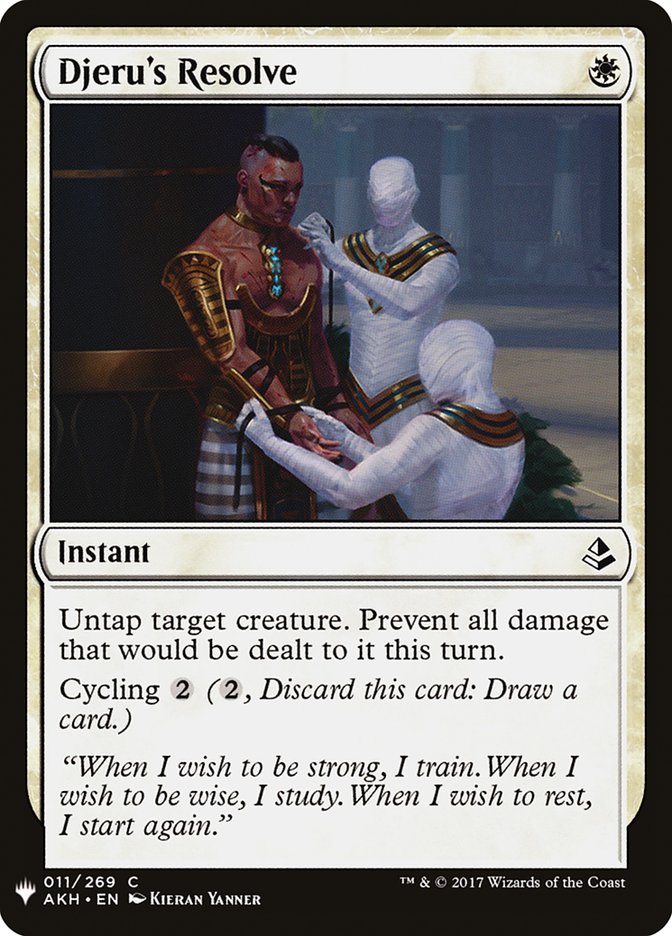 Djeru's Resolve [Mystery Booster] Magic: The Gathering