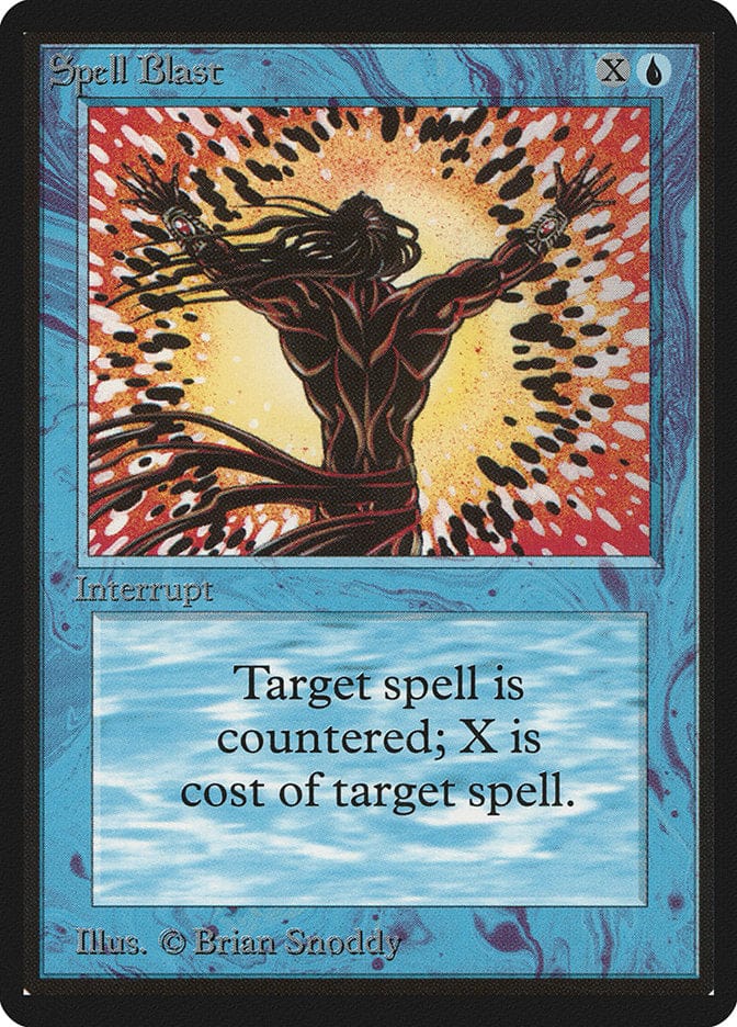 Spell Blast [Beta Edition] Magic: The Gathering