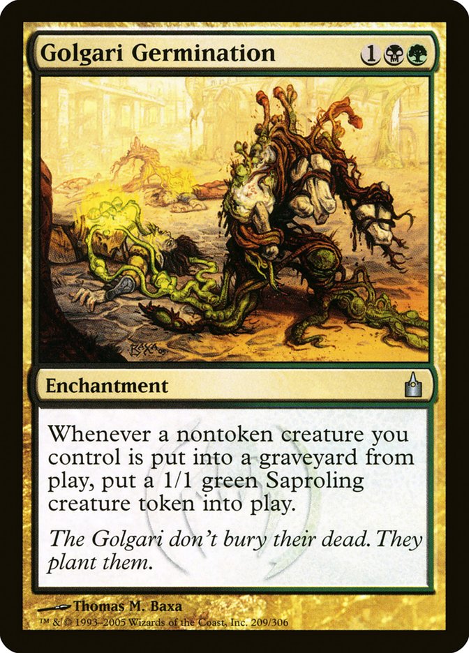 Golgari Germination [Ravnica: City of Guilds] Magic: The Gathering