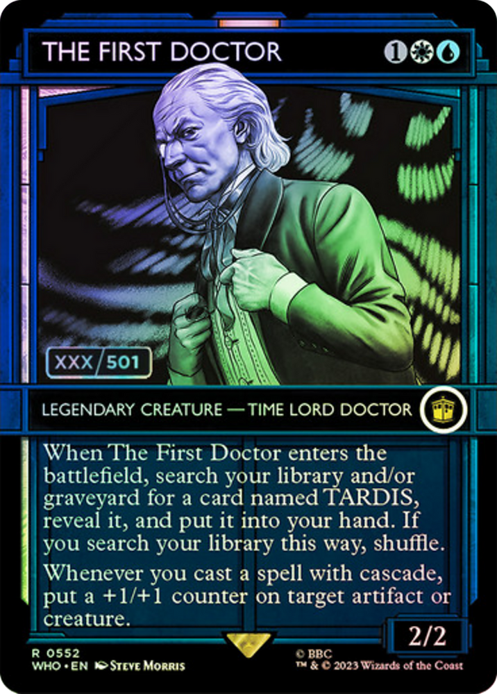 The First Doctor (Serial Numbered) [Doctor Who] Magic: The Gathering
