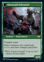 Ulvenwald Oddity // Ulvenwald Behemoth [Innistrad: Crimson Vow] Magic: The Gathering