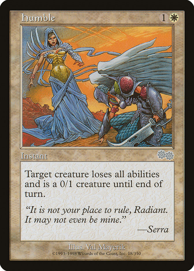 Humble [Urza's Saga] Magic: The Gathering