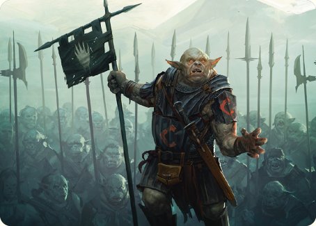 Ugluk of the White Hand Art Card [The Lord of the Rings: Tales of Middle-earth Art Series] Magic: The Gathering