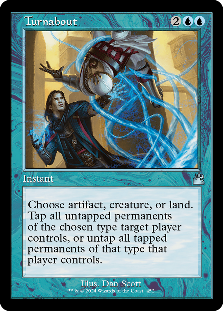 Turnabout (Retro Frame) [Ravnica Remastered] Magic: The Gathering