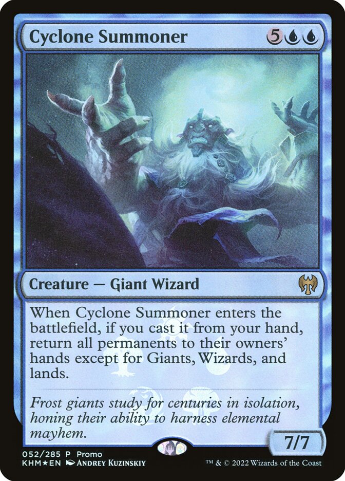 Cyclone Summoner [Resale Promos] Magic: The Gathering