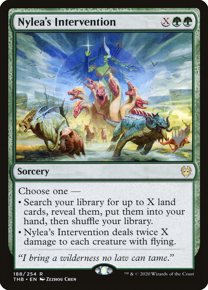 Nylea's Intervention (Promo Pack) [Theros Beyond Death Promos] Magic: The Gathering