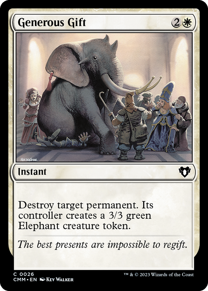 Generous Gift [Commander Masters] Magic: The Gathering