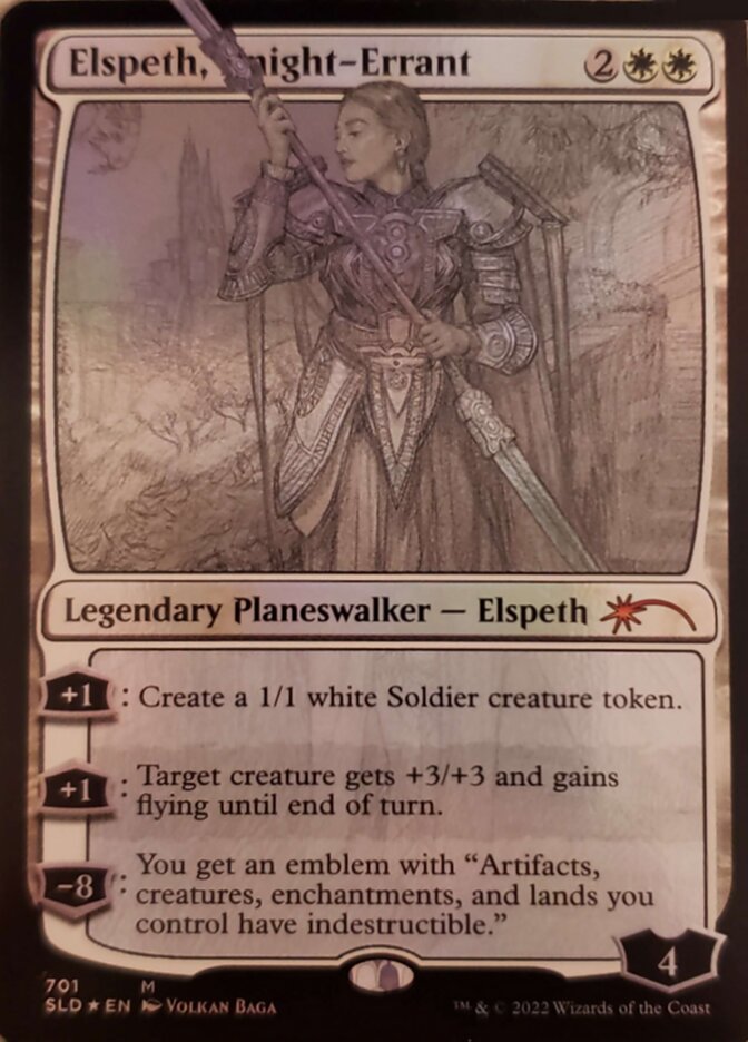 Elspeth, Knight-Errant (Sketch) [Secret Lair Drop Promos] Magic: The Gathering