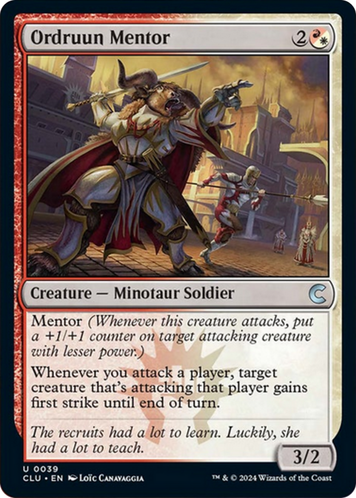 Ordruun Mentor [Ravnica: Clue Edition] Magic: The Gathering