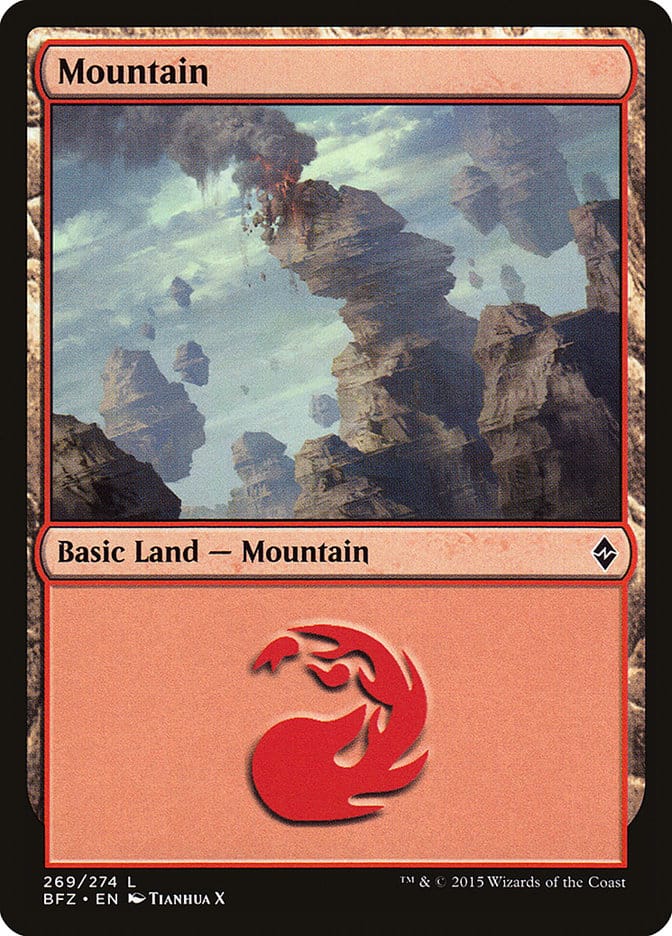 Mountain (269) [Battle for Zendikar] Magic: The Gathering