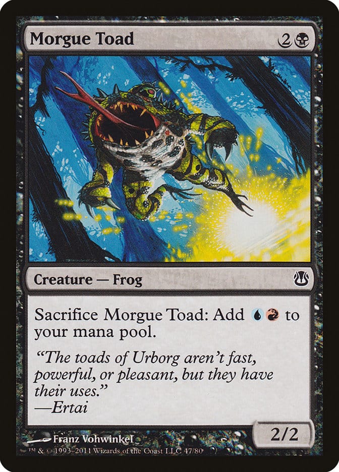 Morgue Toad [Duel Decks: Ajani vs. Nicol Bolas] Magic: The Gathering