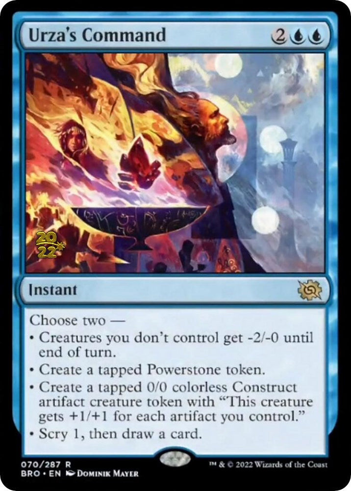 Urza's Command [The Brothers' War Prerelease Promos] Magic: The Gathering