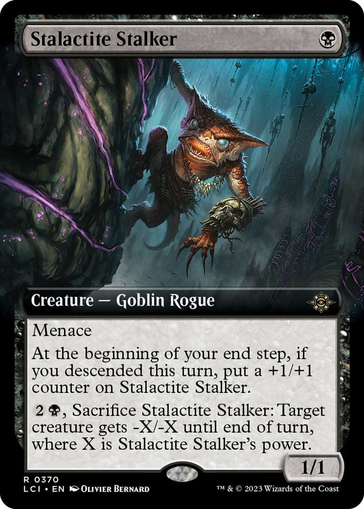 Stalactite Stalker (Extended Art) [The Lost Caverns of Ixalan] Magic: The Gathering