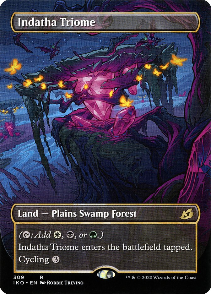 Indatha Triome (Showcase) [Ikoria: Lair of Behemoths] Magic: The Gathering