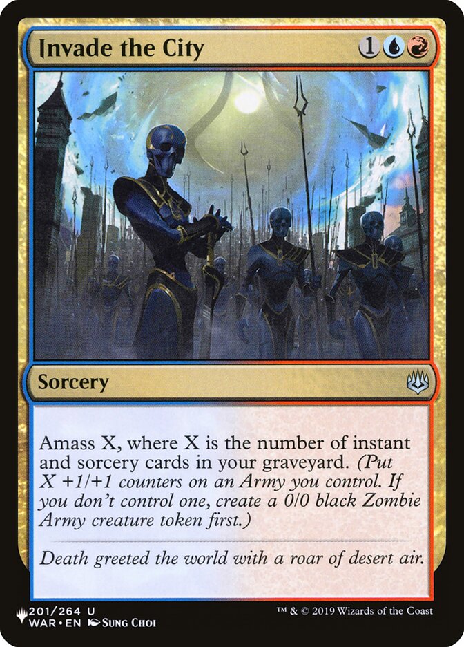Invade the City [The List] Magic: The Gathering