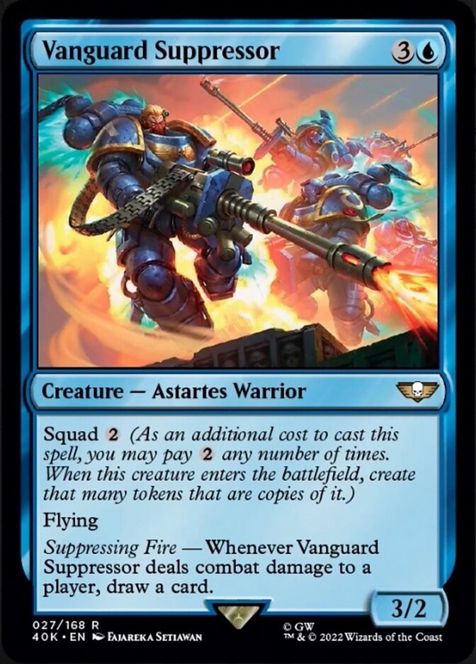 Vanguard Suppressor [Warhammer 40,000] Magic: The Gathering
