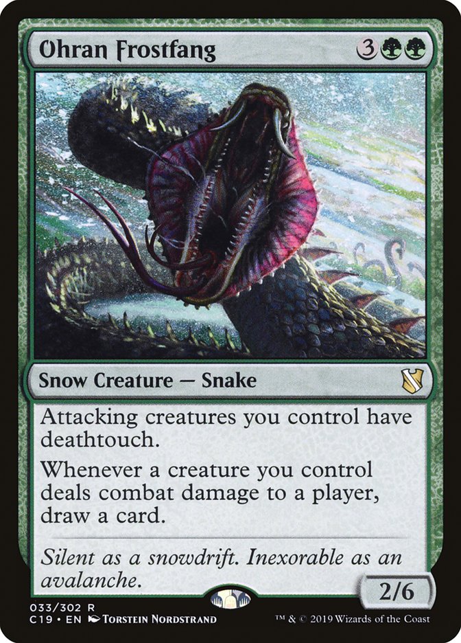 Ohran Frostfang [Commander 2019] Magic: The Gathering