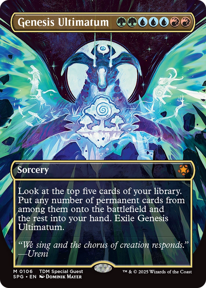 Genesis Ultimatum (Borderless) [Tarkir: Dragonstorm Special Guests] Magic: The Gathering