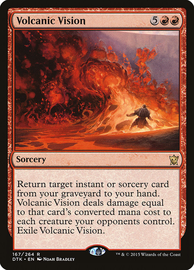 Volcanic Vision [Dragons of Tarkir] Magic: The Gathering