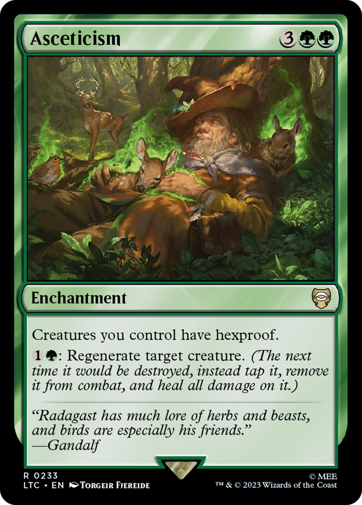 Asceticism [The Lord of the Rings: Tales of Middle-Earth Commander] Magic: The Gathering