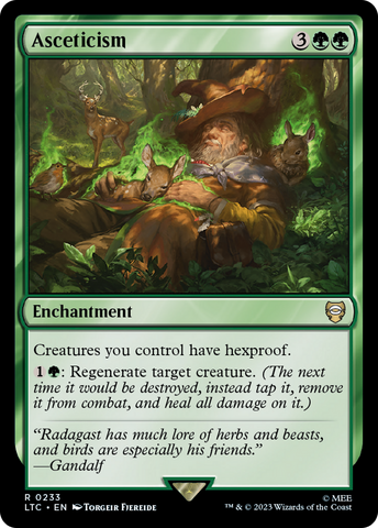 Asceticism [The Lord of the Rings: Tales of Middle-Earth Commander] Magic: The Gathering