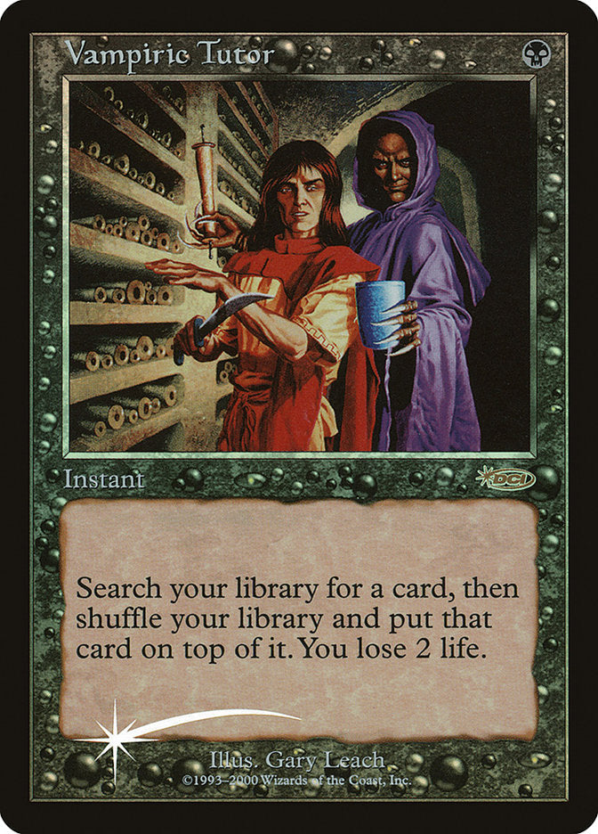 Vampiric Tutor [Judge Gift Cards 2000] Magic: The Gathering