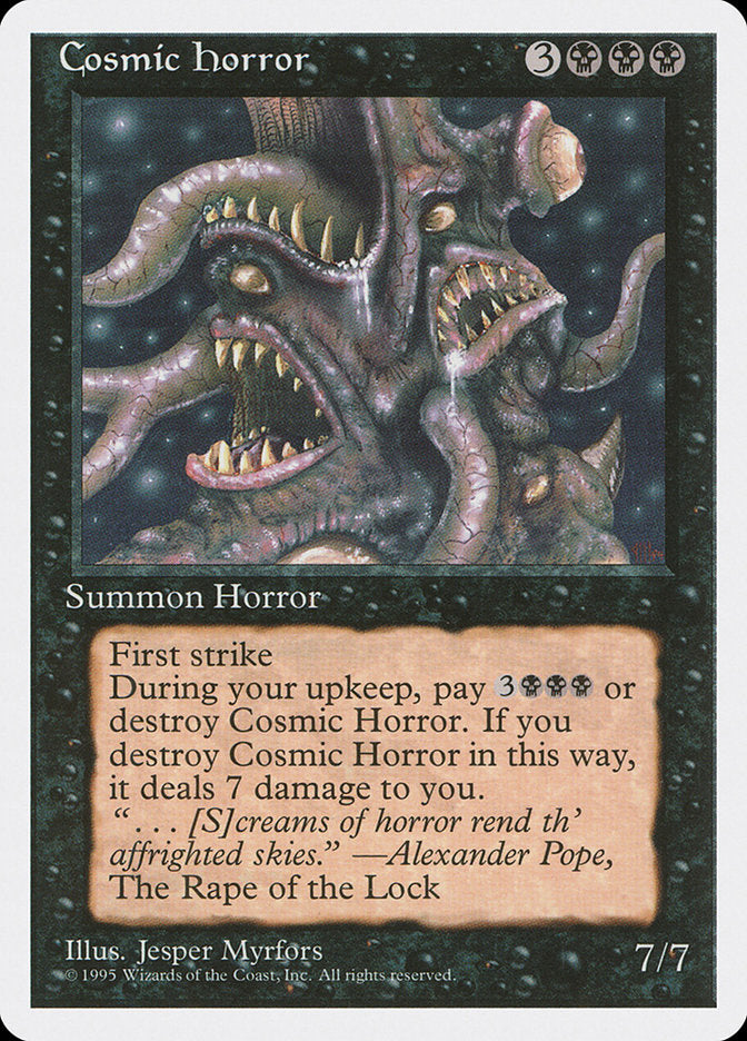 Cosmic Horror [Fourth Edition] Magic: The Gathering