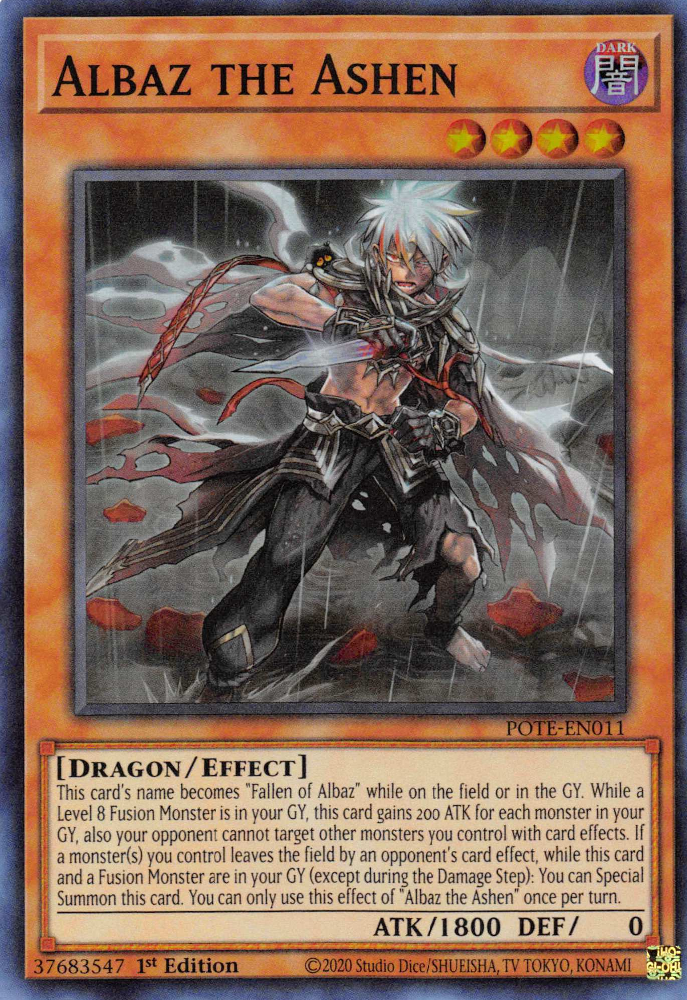 Albaz the Ashen [POTE-EN011] Super Rare - Yugioh Cards For Your TCG Needs!