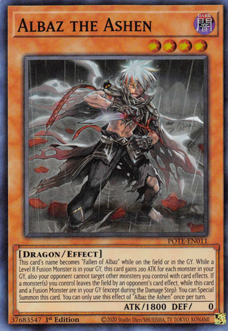 Albaz the Ashen [POTE-EN011] Super Rare - Yugioh Cards For Your TCG Needs!
