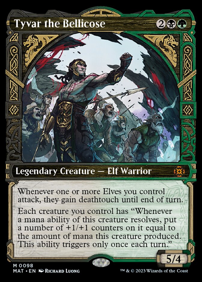 Tyvar the Bellicose (Showcase) [March of the Machine: The Aftermath] Magic: The Gathering