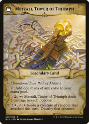 Path of Mettle // Metzali, Tower of Triumph [Rivals of Ixalan] Magic: The Gathering