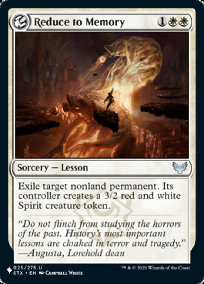 Reduce to Memory [The List] Magic: The Gathering