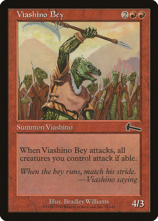Viashino Bey [Urza's Legacy] Magic: The Gathering